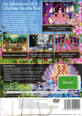 Barbie as The Island Princess box cover back